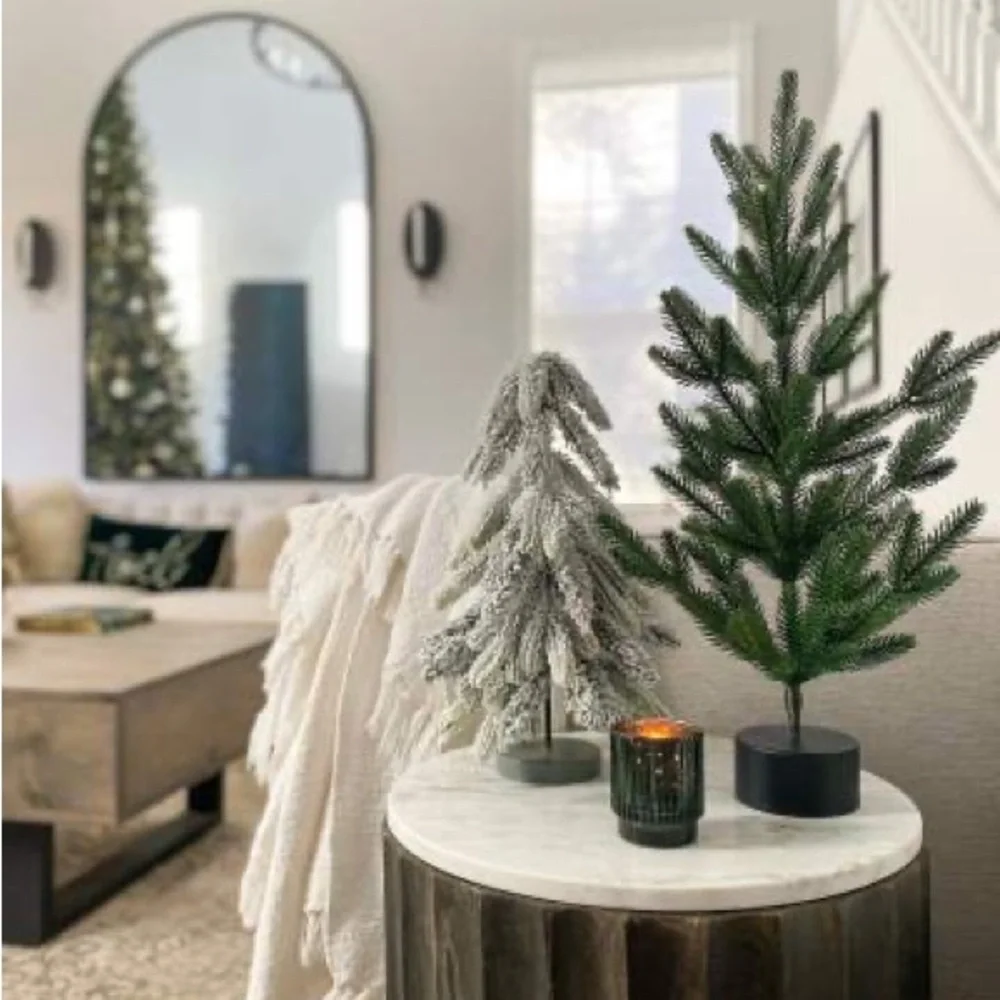 Knotted Fringe Throw Blanket White - Hearth & Hand with Magnolia